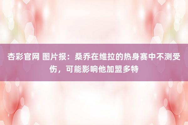 杏彩官网 图片报：桑乔在维拉的热身赛中不测受伤，可能影响他加盟多特