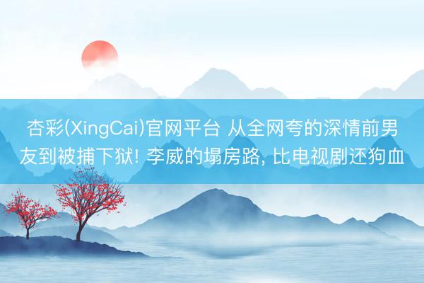杏彩(XingCai)官网平台 从全网夸的深情前男友到被捕下狱! 李威的塌房路， 比电视剧还狗血
