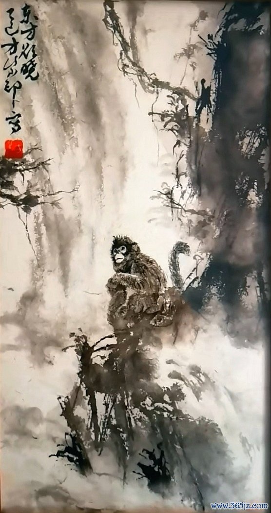 墨香里的17岁:方紫印国画意境