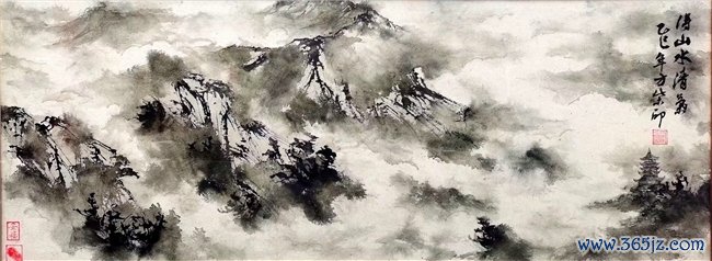 墨香里的17岁:方紫印国画意境