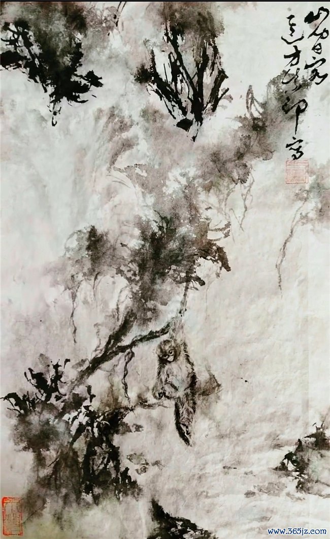 墨香里的17岁:方紫印国画意境